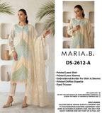 Amina's Collection Maria.B. DS-2612-B Luxury Chikankari Embroidered Lawn Suit