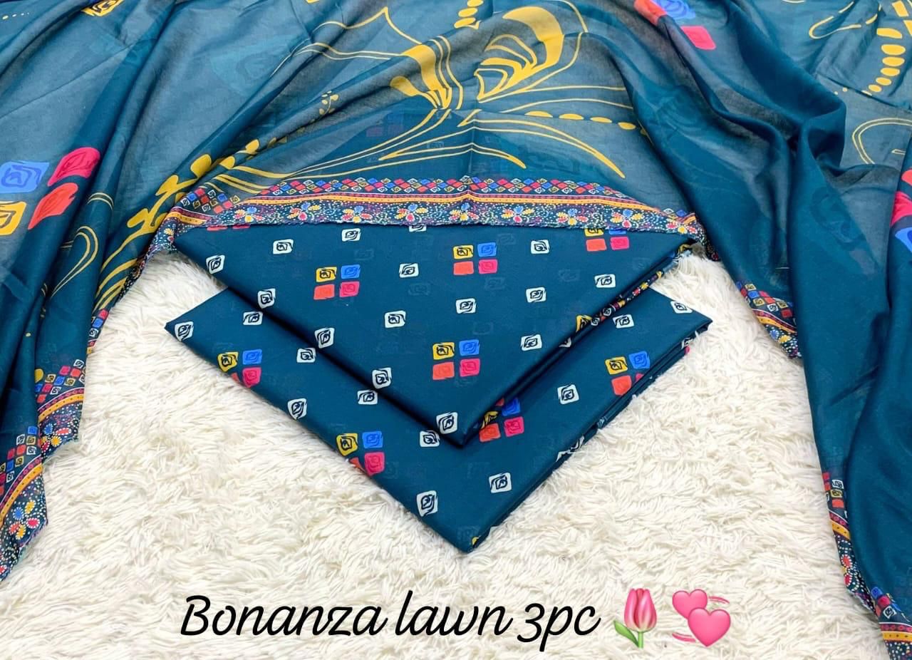 Amina's Collection Bonanza Satrangi Luxury Digital Printed Lawn Suit