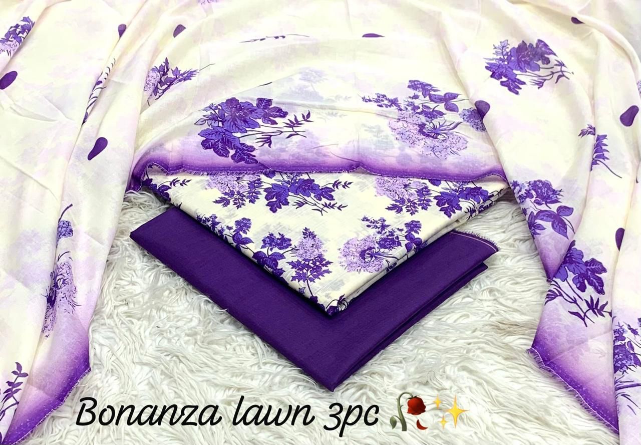 Amina's Collection Bonanza Satrangi Luxury Digital Printed Lawn Suit