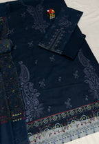 Hussain Rehar Embroidered Lawn Suit