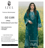 Amina's Collection Izel Luxury Embroidered Lawn Suit