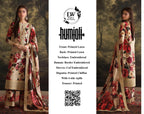 Amina's Collection Humjoli Luxury Printed Embroidered Lawn Suit
