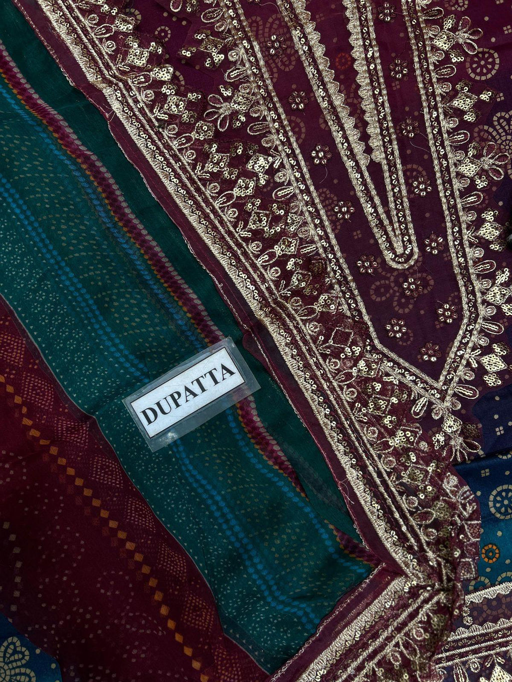 Amina's Collection Nureh Luxury Premium Embroidered Lawn Suit