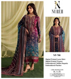 Amina's Collection Nureh Luxury Premium Embroidered Lawn Suit