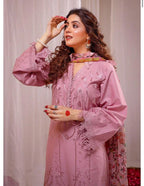 Amina's Collection Limelight Luxury Embroidered Lawn Suit