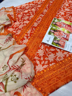 Amina's Collection Aneels Luxury Premium Printed Embroidered Lawn Suit