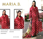 Amina's Collection Maria.B. Luxury Printed Embroidered Lawn Suit