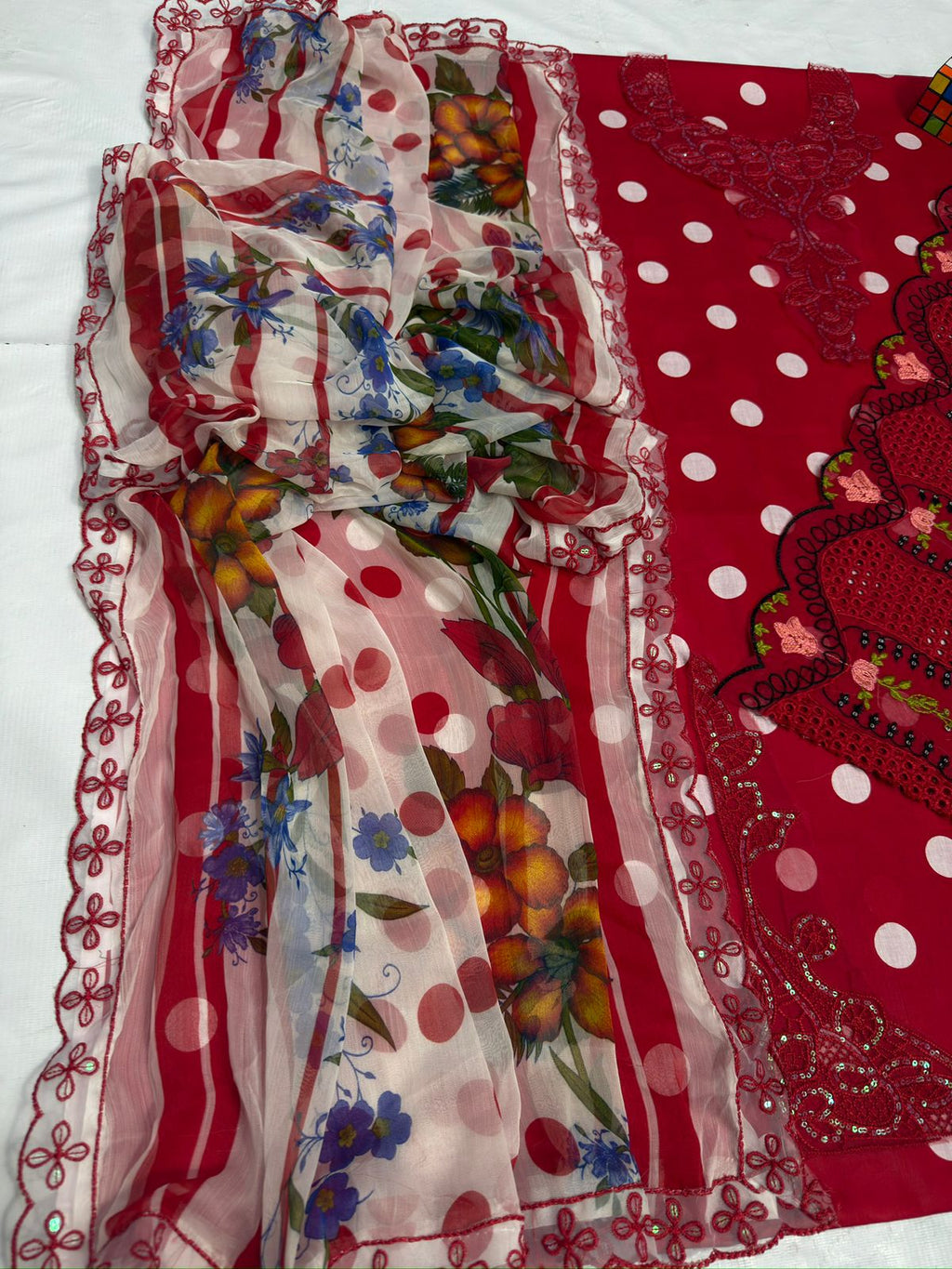 Amina's Collection Maria.B. Luxury Printed Embroidered Lawn Suit