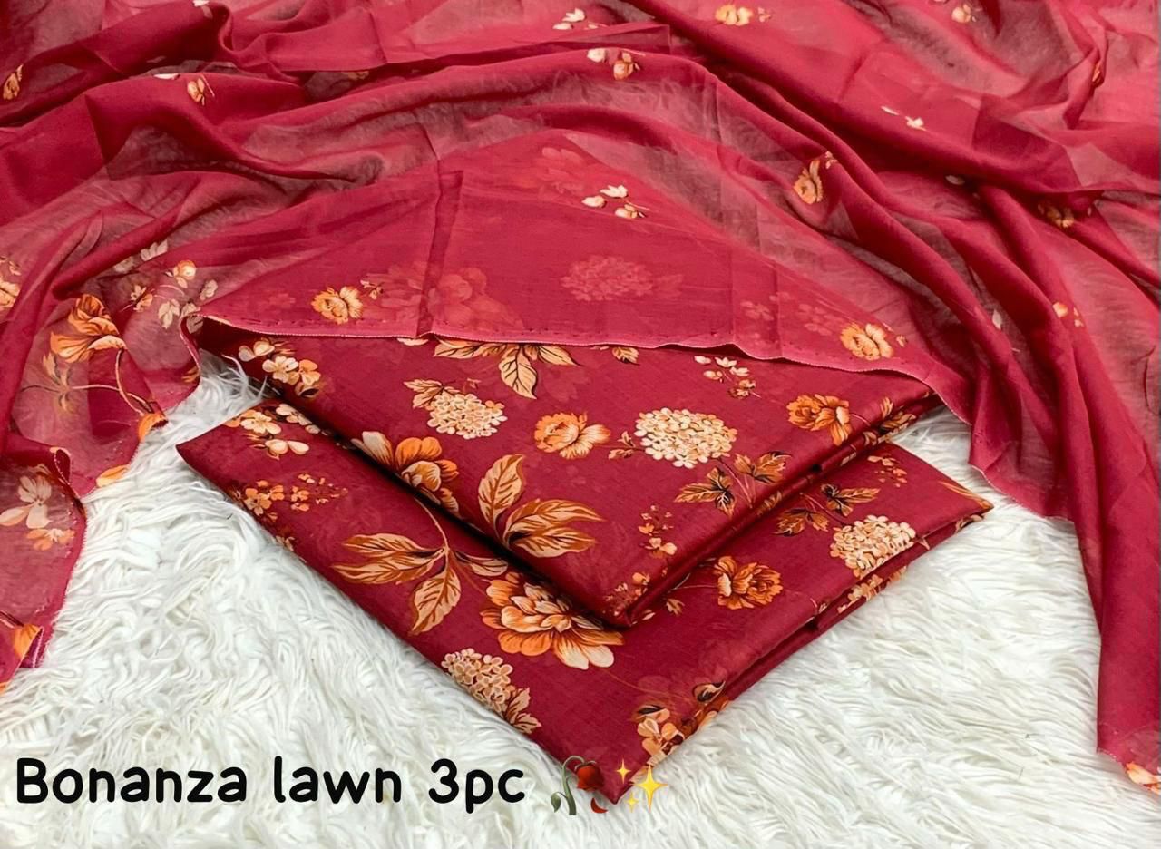 Amina's Collection Bonanza Satrangi Luxury Digital Printed Lawn Suit