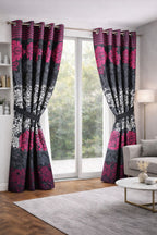 Amina's Collection Elegant Printed Home Curtains for Summer Living Spaces