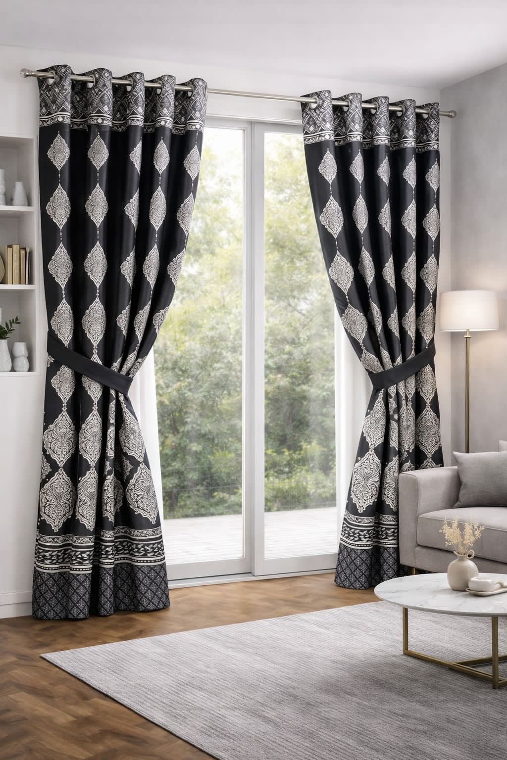 Amina's Collection Premium Printed Window Curtains for Modern Homes