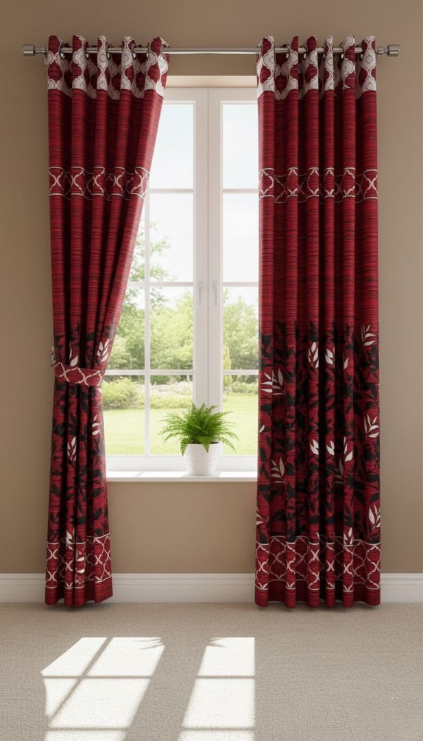 Amina's Collection Elegant Printed Drapes for Stylish Home Interiors