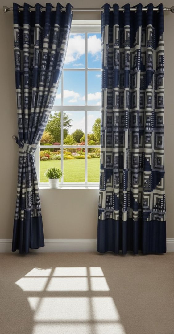 Amina's Collection Luxury Window Drapes for Elegant Summer Interiors