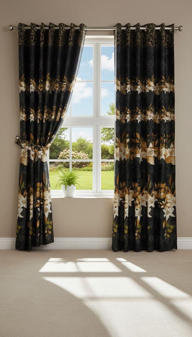 Amina's Collection Luxury Window Drapes for Elegant Summer Interiors