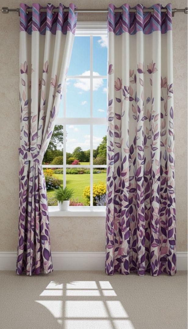 Amina's Collection Luxury Window Drapes for Elegant Summer Interiors