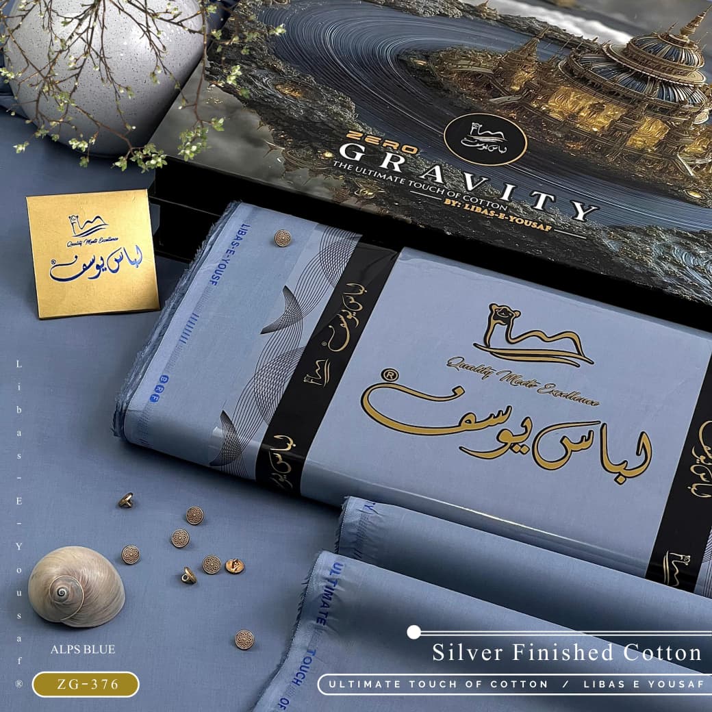 Amina’s Collection Presents ZERO GRAVITY Cotton by Libas-e-Yousaf® – Ultra-Premium Unstitched Luxury Summer Fabric-2026.