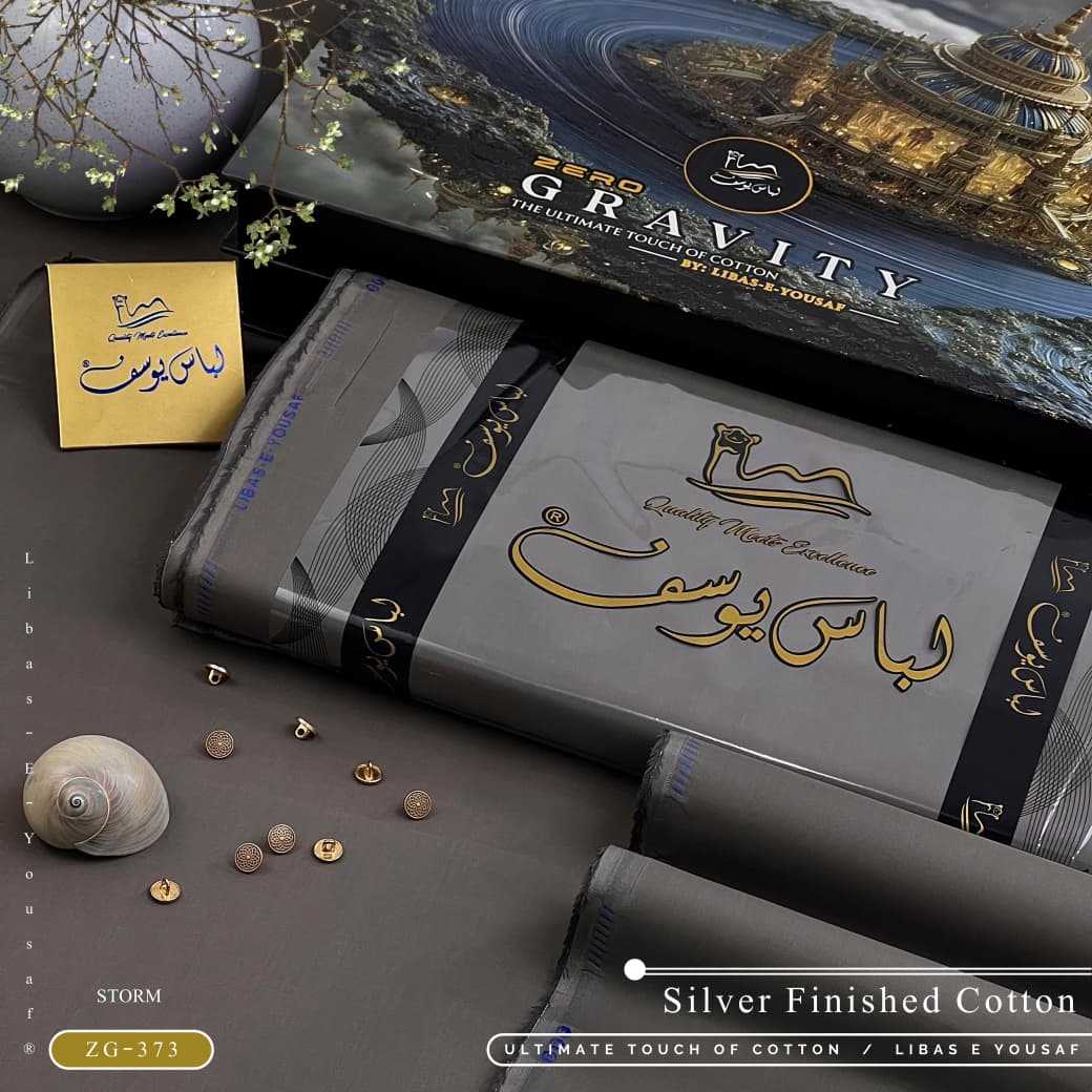 Amina’s Collection Presents ZERO GRAVITY Cotton by Libas-e-Yousaf® – Ultra-Premium Unstitched Luxury Summer Fabric-2026.