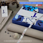 Amina’s Collection Presents Junaid Jamshed Montero – J• All Seasons Impressions Hard Cotton | Silver Finish | 4.5 Meters Unstitched Fabric |