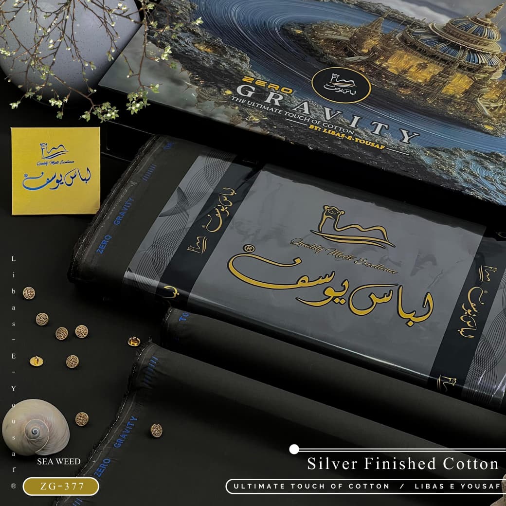 Amina’s Collection Presents ZERO GRAVITY Cotton by Libas-e-Yousaf® – Ultra-Premium Unstitched Luxury Summer Fabric-2026.