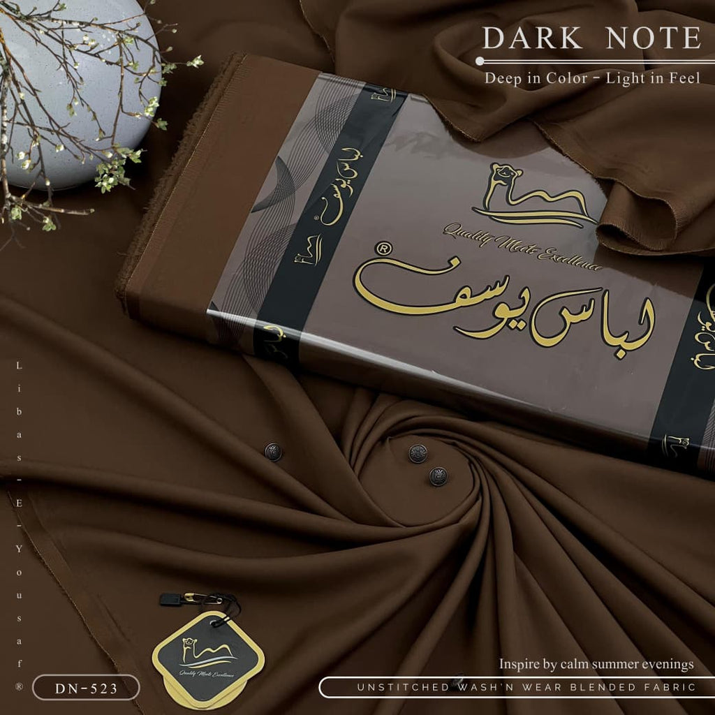 Amina’s Collection Presents Libas-e-Yousaf® Dark Note – Premium Unstitched Summer Wash’n’Wear | Luxury Collection 2026.