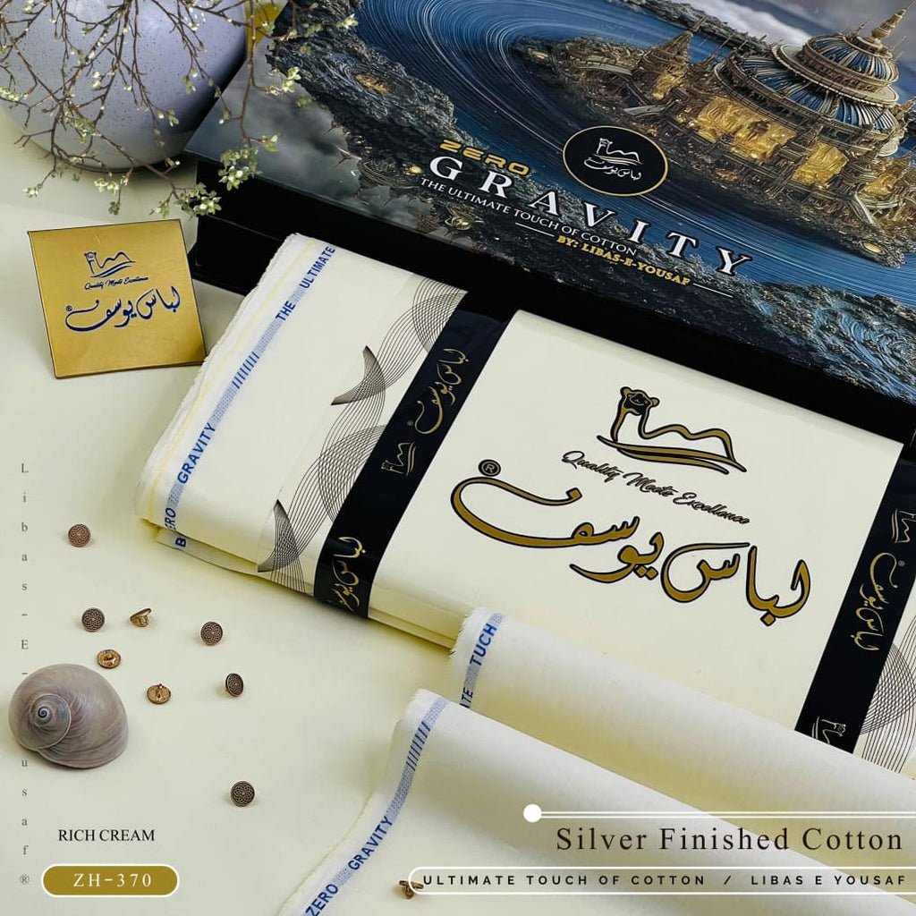 Amina’s Collection Presents ZERO GRAVITY Cotton by Libas-e-Yousaf® – Ultra-Premium Unstitched Luxury Summer Fabric-2026.