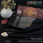 Amina’s collection Presents Libas-e-Yousaf American Soft Cotton – Premium Unstitched Men’s Fabric 4.5 Meters | Soft Cotton Wash & Wear | Wedding & Festive Collection 2026 .