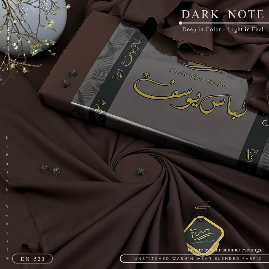 Amina’s Collection Presents Libas-e-Yousaf® Dark Note – Premium Unstitched Summer Wash’n’Wear | Luxury Collection 2026.