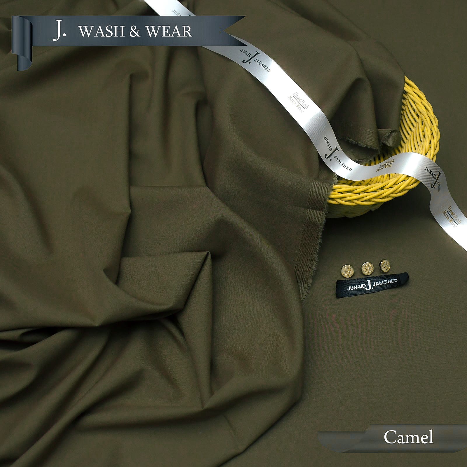 Amina’s Collection Presents Junaid Jamshed Unstitched Suit – Premium Wash & Wear 4 Season Fabric | 4 Meter Complete Package