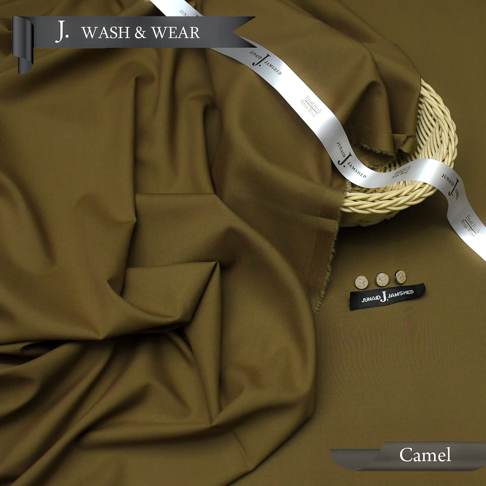 Amina’s Collection Presents Junaid Jamshed Unstitched Suit – Premium Wash & Wear 4 Season Fabric | 4 Meter Complete Package