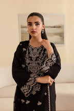 Bareeze Luxury Embroidered Dhanak Suit With Printed Shawl | Amina’s Collection