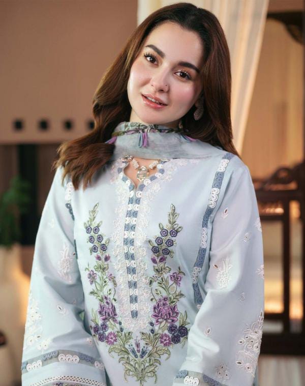 JADE Luxury Embroidered Lawn Suit | Amina's Collection