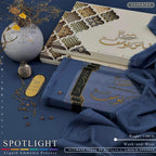 Amina’s Collection Presents Libas-e-Yousaf Spotlight Vol-01 Premium Unstitched Summer Wash’n Wear Fabric For Men | 4 Meter Branded Suit