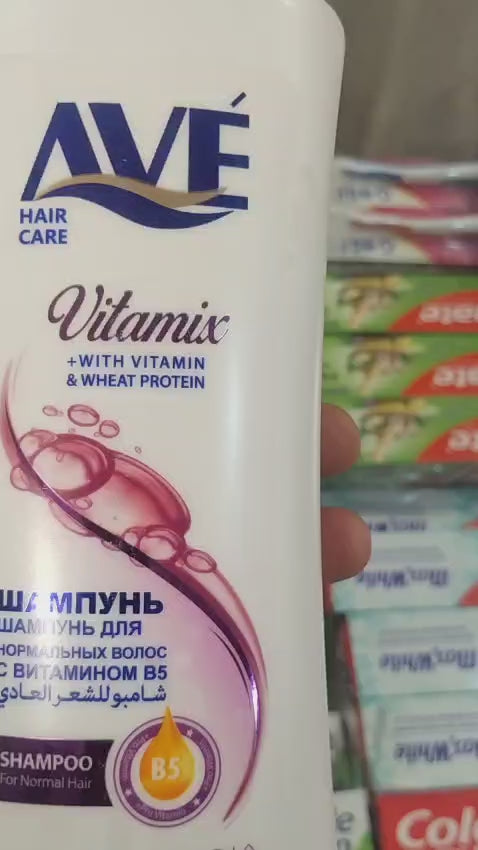 AVE Premium Multivitamin Nourishing Shampoo 750ml Imported Formula.